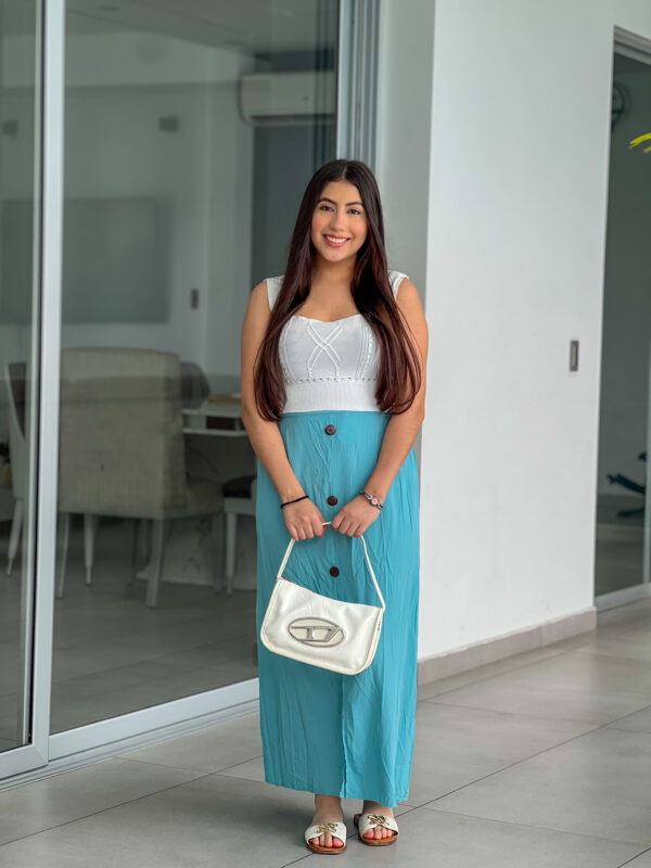 Vestido Casual dos colores