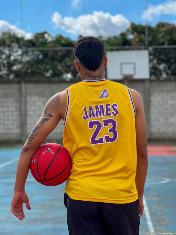 Camiseta Sin Mangas Baloncesto: Amarillo