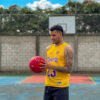 Camiseta Sin Mangas Baloncesto: Amarillo