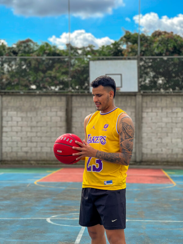 Camiseta Sin Mangas Baloncesto: Amarillo