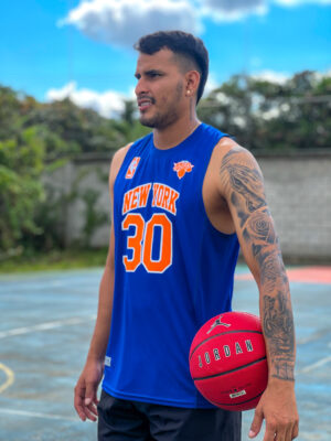 Camiseta Sin Mangas Baloncesto: Azul