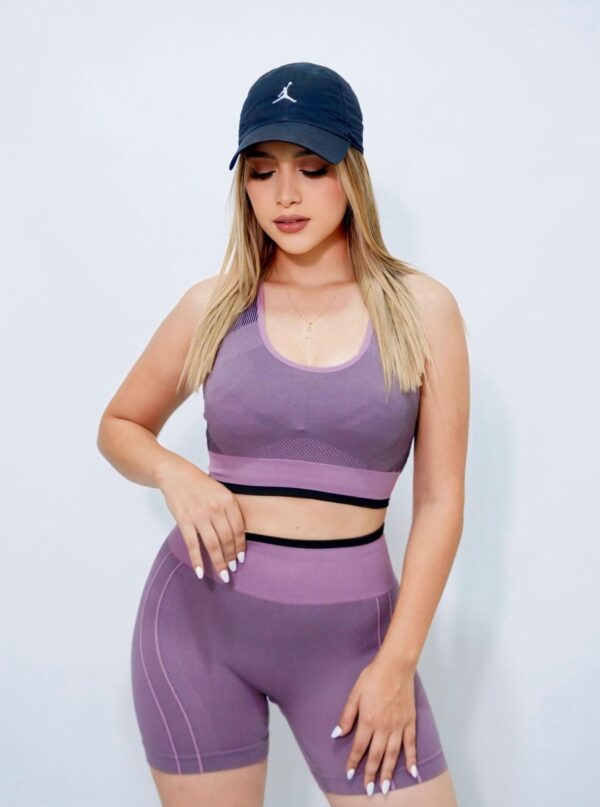 Conjunto Power Fit ¡Vibrante Lila! 💜