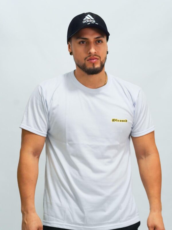 Camiseta: Blanca Doble Estilo