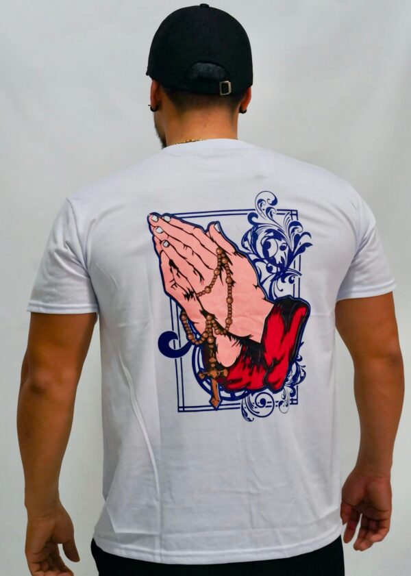 Camiseta: Blanca Doble Estilo