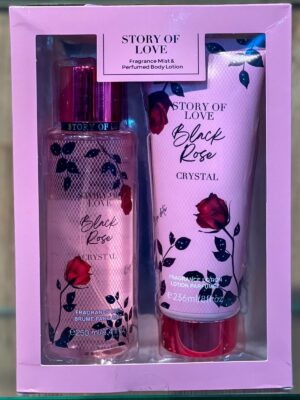 Set de Fragancia "Story of Love": ¡Black Rose Crystal! 🌸✨