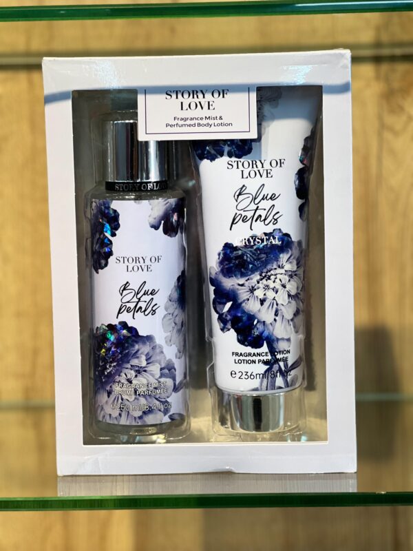 Set de Fragancia "Story of Love": ¡Blue Petals! 🌸✨